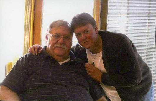 me and my dad, Thanksgiving 2008 (I think)